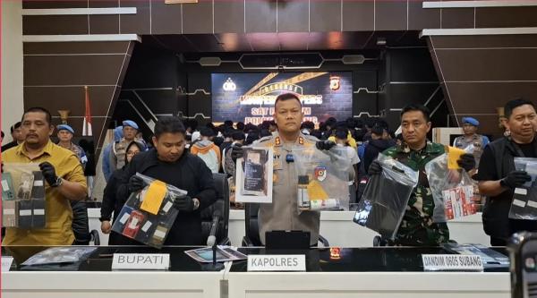 Provokator yang Ditangkap Polres Subang Terus Bertambah, Diduga Hendak Lakukan Pembakaran