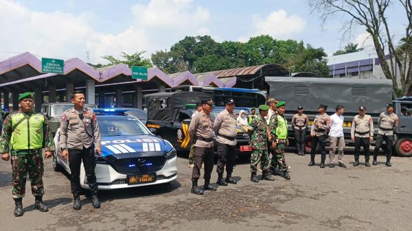 Polres Ciamis Intensifkan Patroli Gabungan Skala Besar Pasca Unjuk Rasa Ricuh