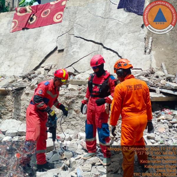 Peristiwa Nahas di Ciomas, Musala Majelis Taklim 2 Lanta Ambruk Tewaskan 3 Jamaah dan Lukai Puluhan