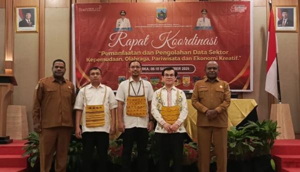 Pemprov Papua Tengah Gelar Rakor Data Kepemudaan, Olahraga, Pariwisata, dan Ekonomi Kreatif