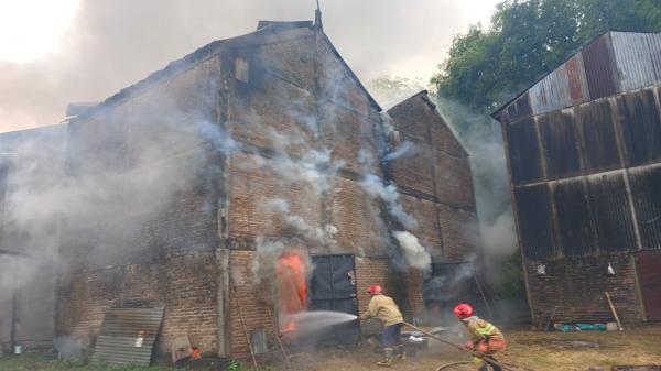 Kebakaran Open Tembakau di Bojonegoro, 8 Ton Tembakau Kering Dilalap Api