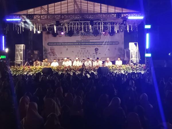 Klotok Bersholawat Meriahkan Maulid Nabi Muhammad SAW dan Tasyakuran Kemerdekaan RI ke-80