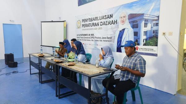 Sosialisasi Perda di Indramayu, Hj. Ratnawati Tampung Aspirasi Warga soal Ekonomi dan Wisata
