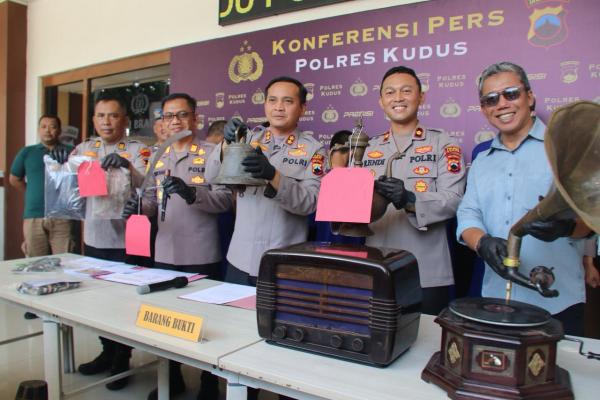 Polres Kudus Ungkap Kasus Pencurian Barang Antik Rp800 Juta