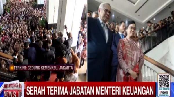 Sri Mulyani Menangis, Ratusan PNS Kemenkeu Melepas dengan Lagu Bahasa Kalbu dan Karena Cinta