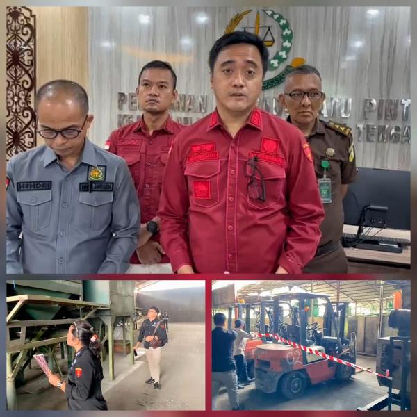 Kejati kalteng Sita Pabrik Tambang Zircon PT Investasi Mandiri Terkait Dugaan Korupsi Rp1,3 Triliun