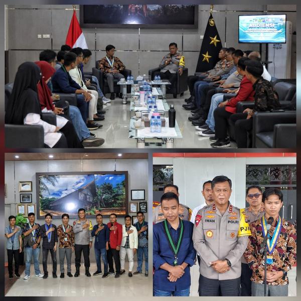 Kapolda Kalteng Terima Audiensi Aliansi Cipayung Plus, Bahas Sinergi Pemuda dan Kepolisian