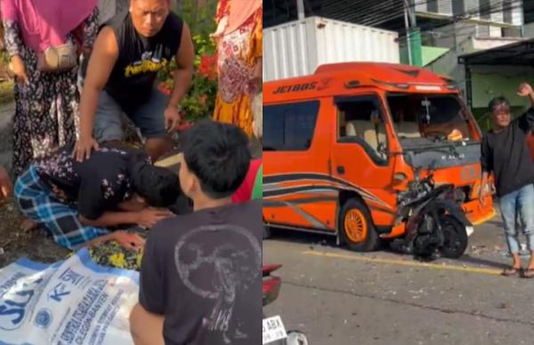 Pelajar Tewas di TKP Usai Motor Tabrak Elf di Jalan Bojonegoro-Babat, Begini Kronologinya