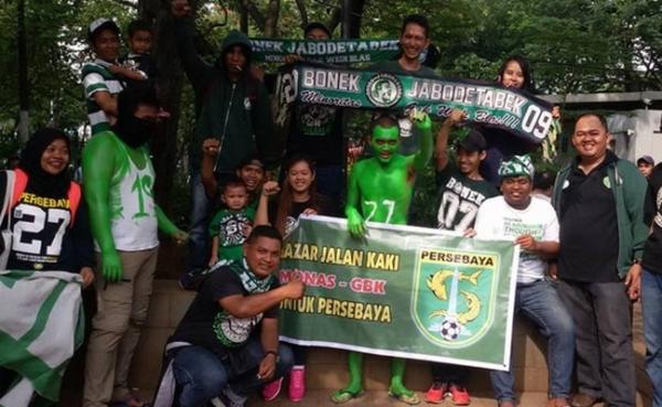 Jelang Laga Persib Bandung vs Persebaya Surabaya, Polisi Sekat Bonek di Batas Kota