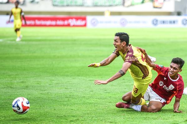 Potret Sriwijaya FC Takluk dari Garudayaksa FC di Laga Perdana Liga 2