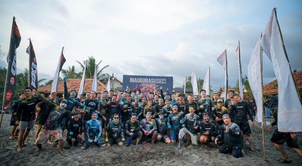 Komunitas Motor OXI Gelar INAUGURAL 2.0 2025 di Pangandaran, Lantik 150 Anggota Baru
