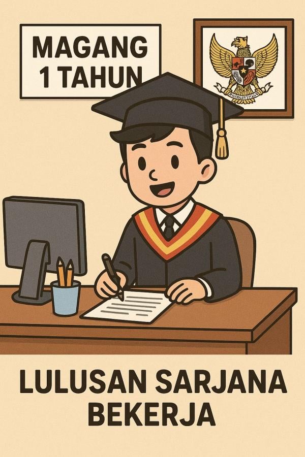 Pemerintah Akan Berikan Program Magang Untuk 20.000 Lulusan S1 dan D3 Bergaji UMP