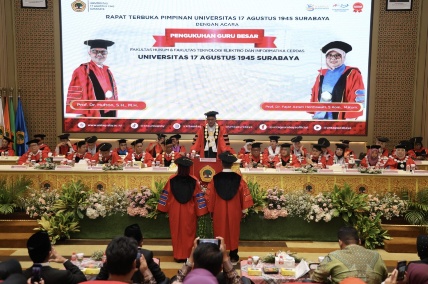 Resmi Jadi Guru Besar, Prof Hufron Singgung Pemakzulan, Prof Fajar Bicara Kecanggihan Teknologi