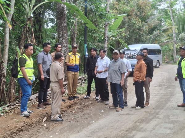Komisi II Lakukan Pengawasan Proyek Jalan Kalijambe-Cacaban Lor