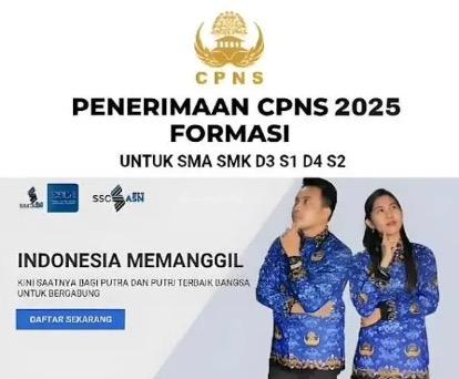 Berikut Jadwal Pendaftaran CPNS - PPPK 2025 se Indonesia