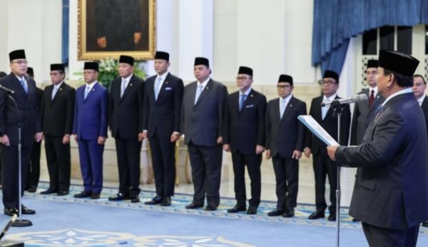 Ini Deretan Menteri dan Kepala Badan Baru yang Dilantik Prabowo Hari Ini