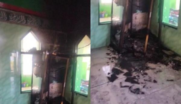 Geger! Lemari Masjid di Maros Dibakar OTK, Polisi Selidiki