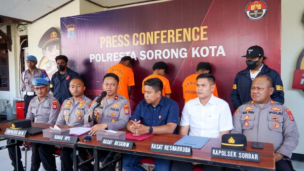 Jajaran Polresta Sorong Kota Ungkap Sejumlah Kasus Kriminal, 25 Motor Diamankan Polisi