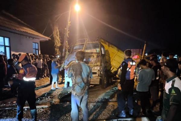 KA Mataram Tabrak Truk di Indramayu, Sejumlah Perjalanan Kereta Api Alami Keterlambatan