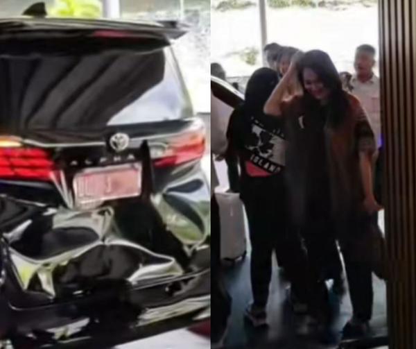 Video viral! Mobil Gubernur Malut Sherly Laos Ringsek, Kenapa?