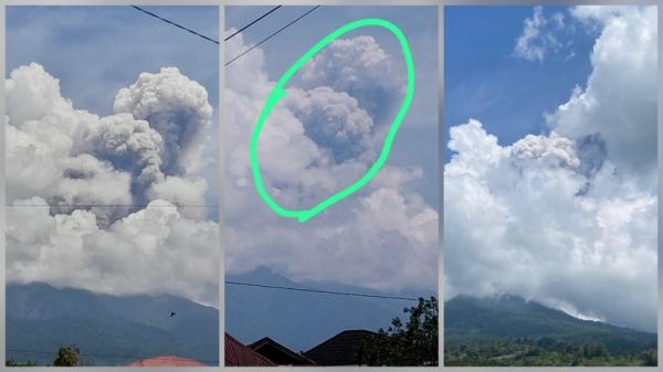 Gunung Marapi di Agam Erupsi Lagi Setinggi 1.000 Meter, Rumah Warga Sampai Bergetar