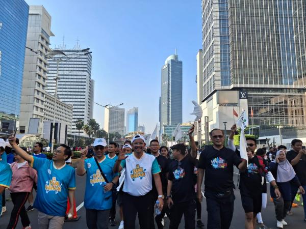 Forjukafi Meriahkan Zakat Wakaf Funwalk di CFD Jakarta