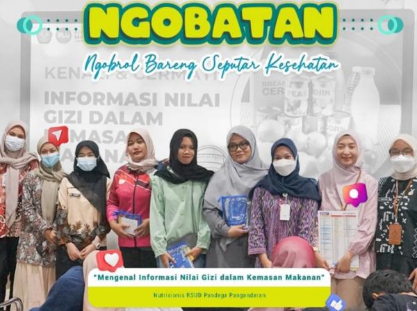 Belajar Jadi Konsumen Cerdas, RSUD Pandega Ajari Cara Baca Label Gizi Makanan