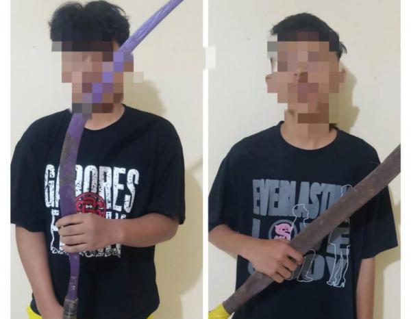 Hendak Tawuran Subuh-subuh di Cabangbungin Bekasi, Bocah Usia 12 dan 14 Tahun Digelandang Polisi