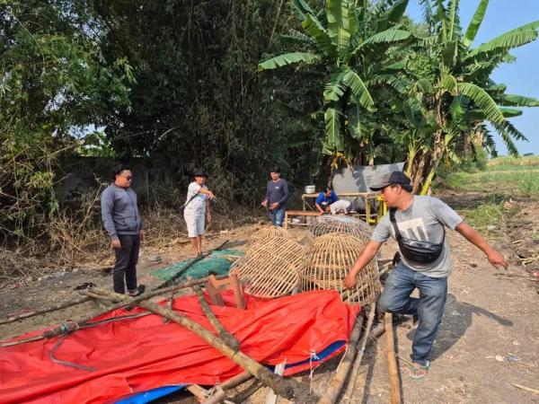 Lokasi Perjudian Sabung Ayam di Mojokerto Diobrak Polisi, Lima Orang Ditangkap