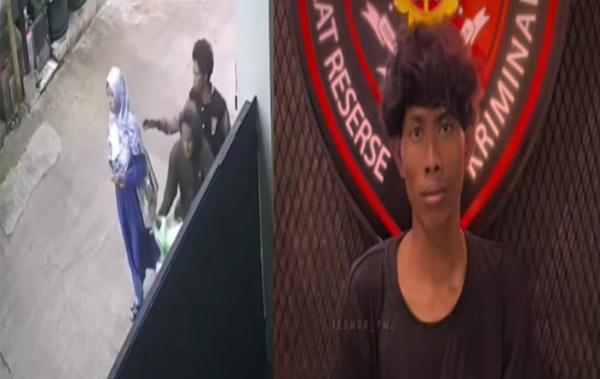 Sadis saat Beraksi, Jambret Ini Menangis saat Ditangkap Polisi di Sukatani Bekasi