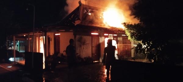 Rumah Limas di Sragen Hangus Terbakar, Kerugian Capai Rp150 Juta