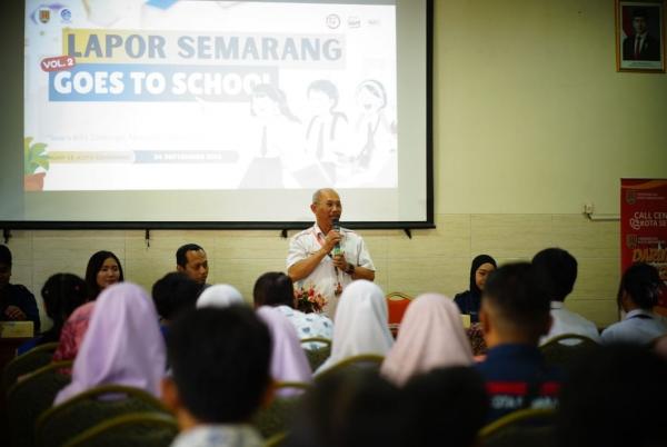 Lapor Semarang Goes to School, Pemkot Dorong Gen Z Sampaikan Aspirasi dan Stop Prank Call 112