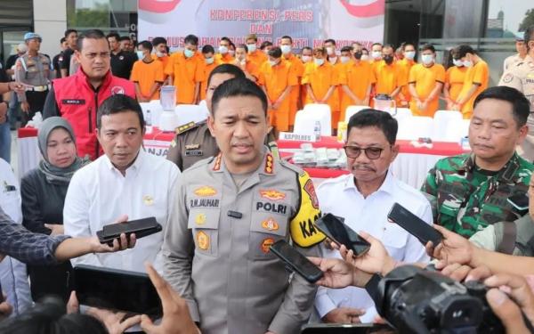 Polres Metro Tangerang Kota Musnahkan Narkotika Besar-besaran