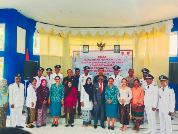 Sembilan Kades di Kecamatan Komodo Resmi Dikukuhkan, Masa Jabatan Diperpanjang hingga 2030