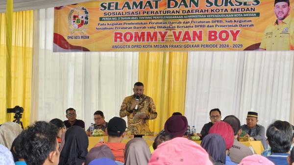 Respons Cepat Keluhan Warga, Rommy Van Boy Buka Posko Layanan Publik di Polonia