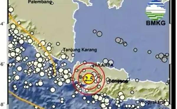 Gempa Magnitudo 2,5 Guncang Kota Bogor, BMKG: Pusat di Kedalaman 13 Km