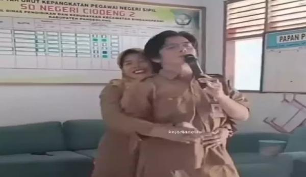 Viral! Kepsek dan Guru SD di Pandeglang Karaoke saat Jam Pelajaran, Perlihatkan Perilaku Tak Pantas