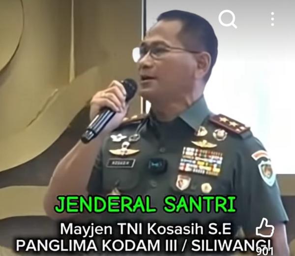 Suara Syahdu Pangdam Siliwangi Viral, Mayjen TNI Kosasih Jenderal Santri Hafiz Quran