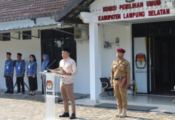 Hari Kesaktian Pancasila, KPU Lampung Selatan Bangkitkan Spirit Indonesia Emas