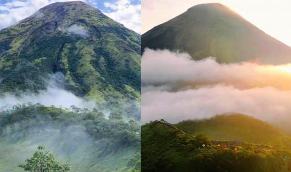 Viral, Keindahan Menakjubkan Gunung Kembang hingga Ada Kejutan Dipuncaknya