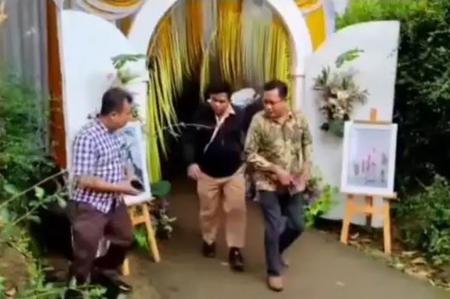 Viral Video Buron Korupsi Ditangkap di Hajatan, Dirangkul Petugas Dikira Teman
