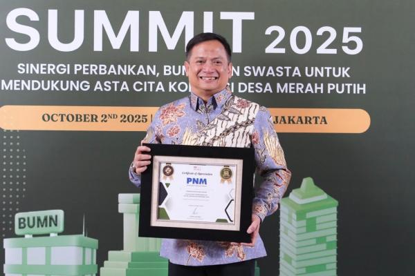 PNM Raih Predikat Sangat Baik The Best SOE 2025, Kinerja Pembiayaan dan Pemberdayaan Dipuji