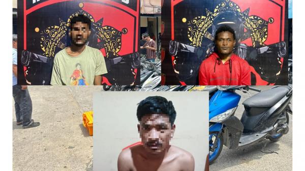 Tiga Orang Sindikat Curanmor Dibekuk Tim Resmob Polresta, 10 Unit SPM Diamankan