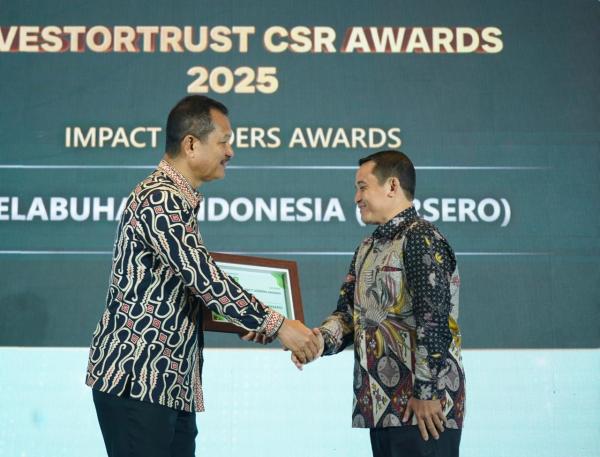 Fokus Pendidikan dan Sosial, Pelindo Raih Penghargaan Impact Leaders Awards