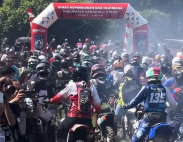 Ribuan Rider Ikuti Adventure Trail BerASA 1 di Bengkulu Utara