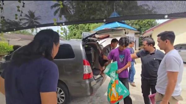 Tangkap Pencuri Kabel Tower, Satu Tersangka Menangis Takut Dimarahi Ibunya