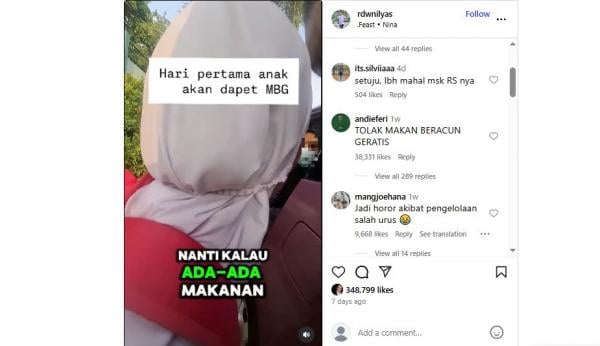 Viral! Siswi SD Menolak Makan MBG karena Sudah Bawa Bekal dari Rumah, Diduga Takut Keracunan