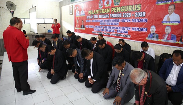 Usai Dilantik, API Deli Serdang Langsung Gas Pol! Ada Dukungan Kuat dari Tokoh Daerah