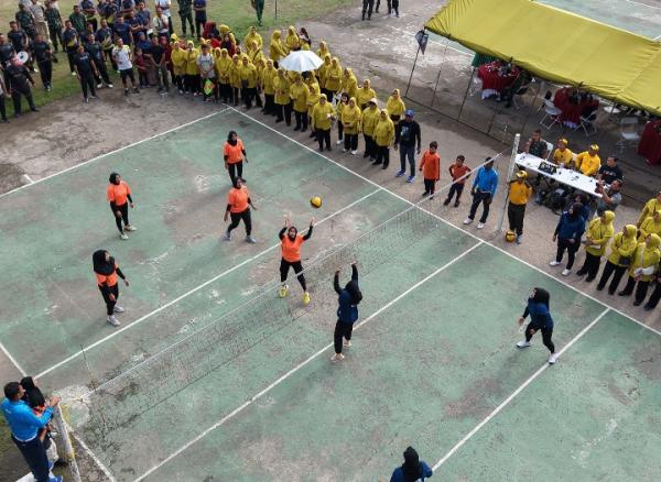 Final Voli Putri, Persit Korem Lilawangsa Bungkam Kodim Aceh Utara Tiga Set