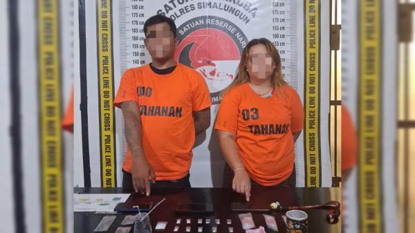 Tamat Riwayat! Kisah Cinta Pasangan Bandar Sabu di Simalungun Berakhir Jeruji Besi